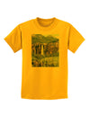 Beautiful Cliffs Nature Childrens T-Shirt-Childrens T-Shirt-TooLoud-Gold-X-Small-Davson Sales