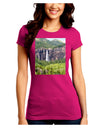 Beautiful Cliffs Nature Juniors Crew Dark T-Shirt-T-Shirts Juniors Tops-TooLoud-Hot-Pink-Juniors Fitted Small-Davson Sales