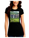 Beautiful Cliffs Nature Juniors Crew Dark T-Shirt-T-Shirts Juniors Tops-TooLoud-Black-Juniors Fitted Small-Davson Sales