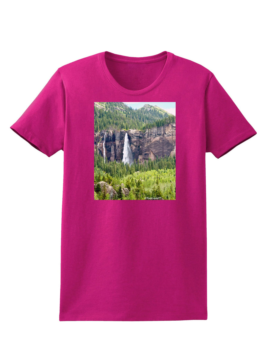 Beautiful Cliffs Nature Womens Dark T-Shirt-TooLoud-Black-X-Small-Davson Sales