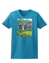 Beautiful Cliffs Nature Womens Dark T-Shirt-TooLoud-Turquoise-X-Small-Davson Sales