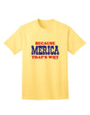 Because Merica That's Why Adult T-Shirt-Mens T-Shirt-TooLoud-Yellow-Small-Davson Sales