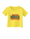 Because Merica That's Why Infant T-Shirt-Infant T-Shirt-TooLoud-Yellow-06-Months-Davson Sales