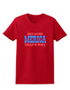 Because Merica That's Why Womens Dark T-Shirt-TooLoud-Red-X-Small-Davson Sales