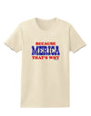 Because Merica That's Why Womens T-Shirt-Womens T-Shirt-TooLoud-Natural-X-Small-Davson Sales