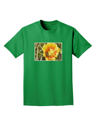 Bee Cactus Adult Dark T-Shirt-Mens T-Shirt-TooLoud-Kelly-Green-Small-Davson Sales