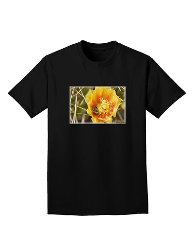 Bee Cactus Adult Dark T-Shirt-Mens T-Shirt-TooLoud-Black-Small-Davson Sales