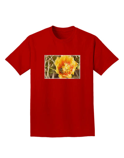 Bee Cactus Adult Dark T-Shirt-Mens T-Shirt-TooLoud-Red-Small-Davson Sales