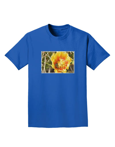 Bee Cactus Adult Dark T-Shirt-Mens T-Shirt-TooLoud-Royal-Blue-Small-Davson Sales