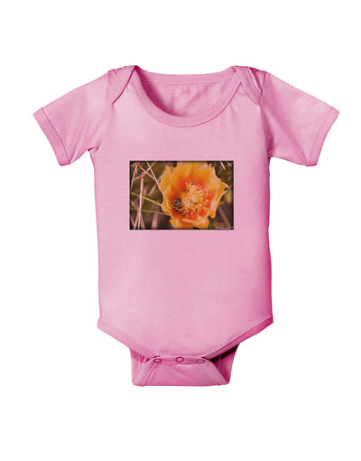 Bee Cactus Baby Romper Bodysuit-Baby Romper-TooLoud-Pink-06-Months-Davson Sales