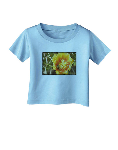 Bee Cactus Infant T-Shirt-Infant T-Shirt-TooLoud-Aquatic-Blue-06-Months-Davson Sales