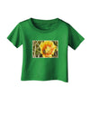 Bee Cactus Infant T-Shirt Dark-Infant T-Shirt-TooLoud-Clover-Green-06-Months-Davson Sales