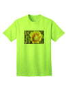 Bee Cactus Premium Adult T-Shirt - Ecommerce Exclusive-Mens T-shirts-TooLoud-Neon-Green-Small-Davson Sales