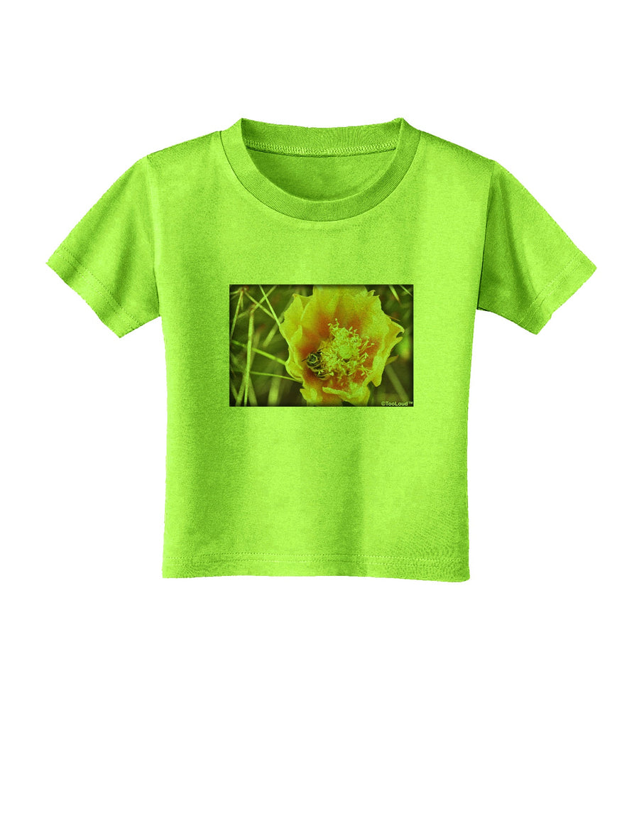 Bee Cactus Toddler T-Shirt-Toddler T-Shirt-TooLoud-White-2T-Davson Sales