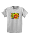 Bee Cactus Watercolor Childrens T-Shirt-Childrens T-Shirt-TooLoud-AshGray-X-Small-Davson Sales