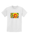 Bee Cactus Watercolor Childrens T-Shirt-Childrens T-Shirt-TooLoud-White-X-Small-Davson Sales