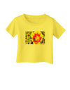 Bee Cactus Watercolor Infant T-Shirt-Infant T-Shirt-TooLoud-Yellow-06-Months-Davson Sales