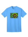 Bee Cactus Watercolor - Premium Adult T-Shirt for Artistic Expression-Mens T-shirts-TooLoud-Aquatic-Blue-Small-Davson Sales