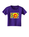 Bee Cactus Watercolor Toddler T-Shirt Dark-Toddler T-Shirt-TooLoud-Purple-2T-Davson Sales