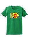 Bee Cactus Watercolor Womens Dark T-Shirt-TooLoud-Kelly-Green-X-Small-Davson Sales