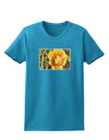 Bee Cactus Womens Dark T-Shirt-TooLoud-Turquoise-X-Small-Davson Sales