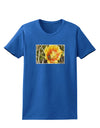 Bee Cactus Womens Dark T-Shirt-TooLoud-Royal-Blue-X-Small-Davson Sales