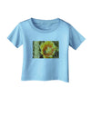 Bee Cactus with Text Infant T-Shirt-Infant T-Shirt-TooLoud-Aquatic-Blue-06-Months-Davson Sales