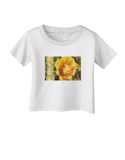 Bee Cactus with Text Infant T-Shirt-Infant T-Shirt-TooLoud-White-06-Months-Davson Sales