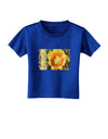 Bee Cactus with Text Toddler T-Shirt Dark-Toddler T-Shirt-TooLoud-Royal-Blue-2T-Davson Sales