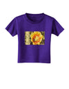 Bee Cactus with Text Toddler T-Shirt Dark-Toddler T-Shirt-TooLoud-Purple-2T-Davson Sales