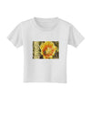 Bee Cactus with Text Toddler T-Shirt-Toddler T-Shirt-TooLoud-White-2T-Davson Sales