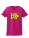 Bee Cactus with Text Womens Dark T-Shirt-TooLoud-Hot-Pink-Small-Davson Sales