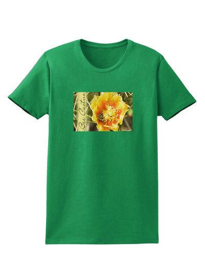 Bee Cactus with Text Womens Dark T-Shirt-TooLoud-Kelly-Green-X-Small-Davson Sales