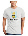 Bee Kind Adult V-Neck T-shirt-Mens V-Neck T-Shirt-TooLoud-White-XXXX-Large-Davson Sales