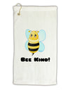 Bee Kind Micro Terry Gromet Golf Towel 11&#x22;x19-Golf Towel-TooLoud-White-Davson Sales