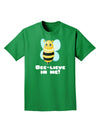 Bee-lieve In Me Adult Dark T-Shirt-Mens T-Shirt-TooLoud-Kelly-Green-XXXX-Large-Davson Sales