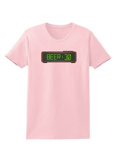 Beer 30 - Digital Clock Womens T-Shirt by TooLoud-Womens T-Shirt-TooLoud-PalePink-X-Small-Davson Sales