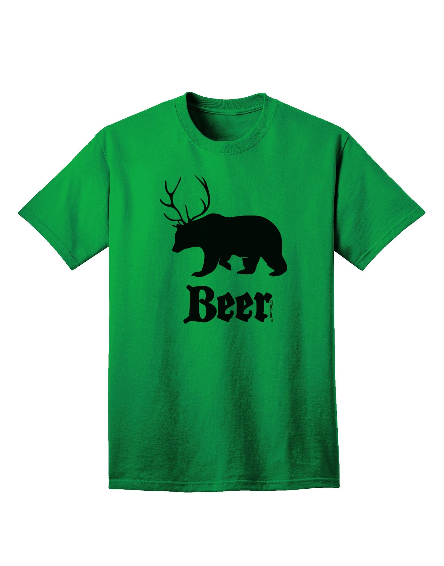 Beer Animal Adult T-Shirt-unisex t-shirt-TooLoud-Kelly-Green-Small-Davson Sales