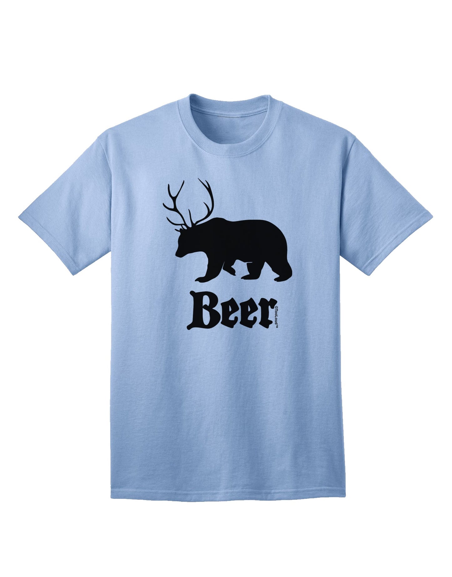 Beer Animal Adult T-Shirt-unisex t-shirt-TooLoud-Light-Blue-Small-Davson Sales