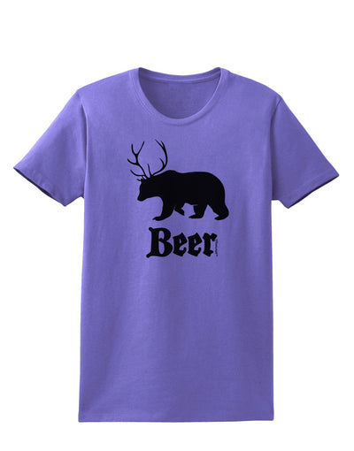 Beer Animal Womens T-Shirt-Womens T-Shirt-TooLoud-Violet-X-Small-Davson Sales