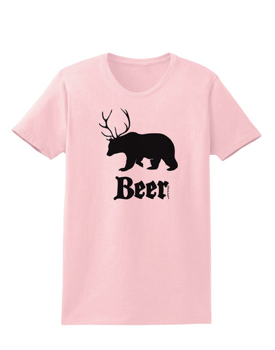 Beer Animal Womens T-Shirt-Womens T-Shirt-TooLoud-PalePink-X-Small-Davson Sales