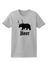 Beer Animal Womens T-Shirt-Womens T-Shirt-TooLoud-AshGray-X-Small-Davson Sales