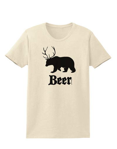 Beer Animal Womens T-Shirt-Womens T-Shirt-TooLoud-Natural-X-Small-Davson Sales