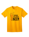 Beer Enthusiast Adult T-Shirt - Fulfill Your Wishes-Mens T-shirts-TooLoud-Gold-Small-Davson Sales