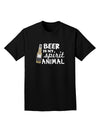 Beer Is My Spirit Animal Adult Dark T-Shirt-Mens T-Shirt-TooLoud-Black-Small-Davson Sales