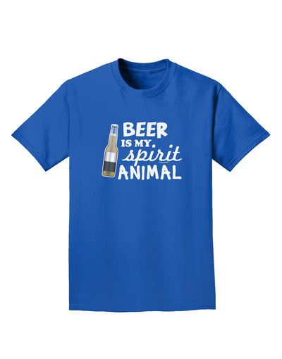 Beer Is My Spirit Animal Adult Dark T-Shirt-Mens T-Shirt-TooLoud-Royal-Blue-Small-Davson Sales