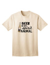 Beer Is My Spirit Animal - Premium Adult T-Shirt for Craft Beer Enthusiasts-Mens T-shirts-TooLoud-Natural-Small-Davson Sales