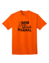 Beer Is My Spirit Animal - Premium Adult T-Shirt for Craft Beer Enthusiasts-Mens T-shirts-TooLoud-Orange-Small-Davson Sales