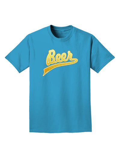 Beer Jersey Adult Dark T-Shirt-Mens T-Shirt-TooLoud-Turquoise-Small-Davson Sales