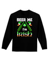 Beer Me I'm Irish Adult Long Sleeve Dark T-Shirt-TooLoud-Black-Small-Davson Sales